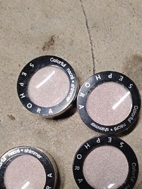 Sephora Shimmer Single Eyeshadows — Pale Champagne Taupe Quartet